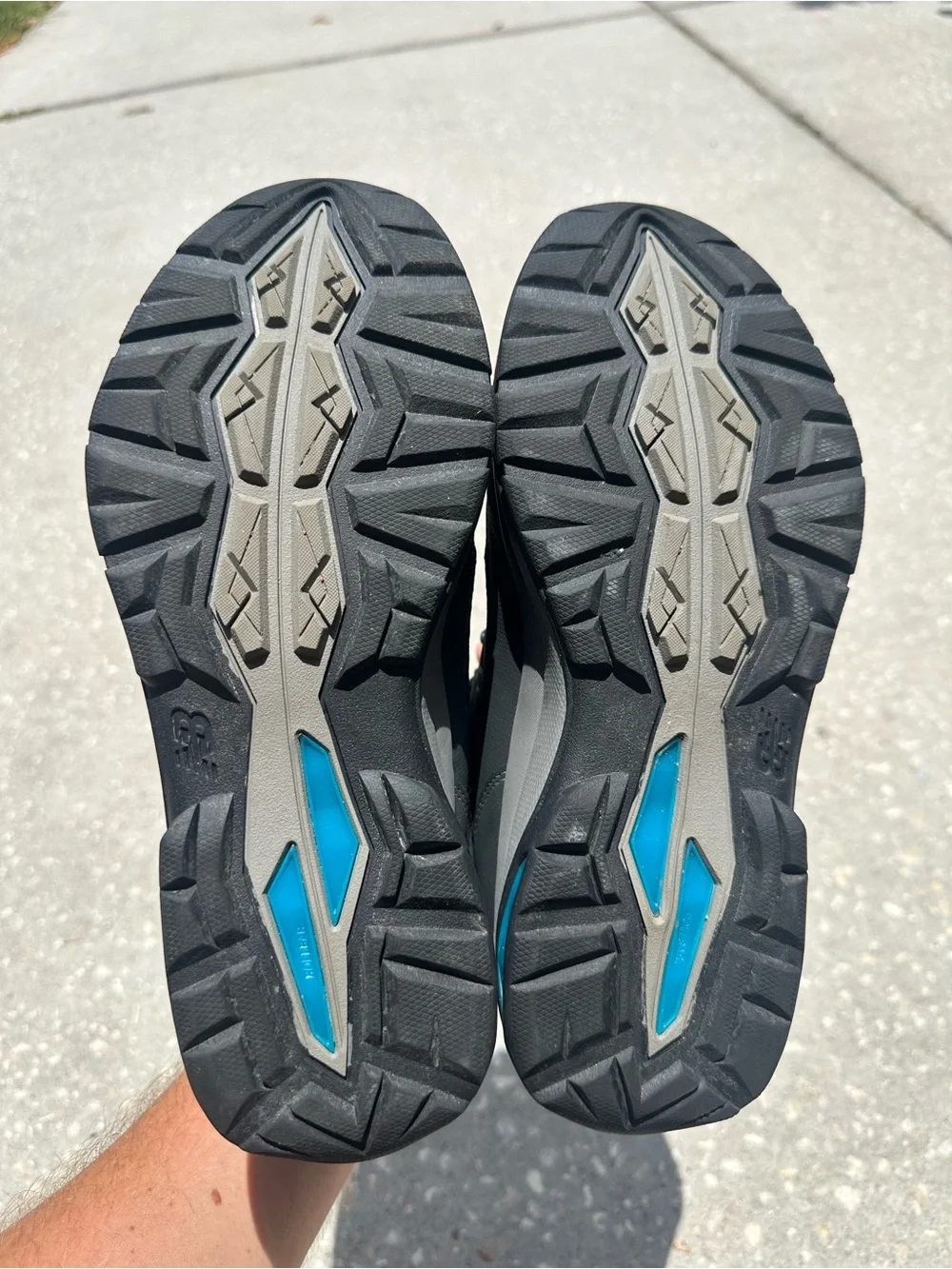 New Balance Womens Size 10 Waterproof Hiking Shoes Athletic WW1400TG Gray Blue